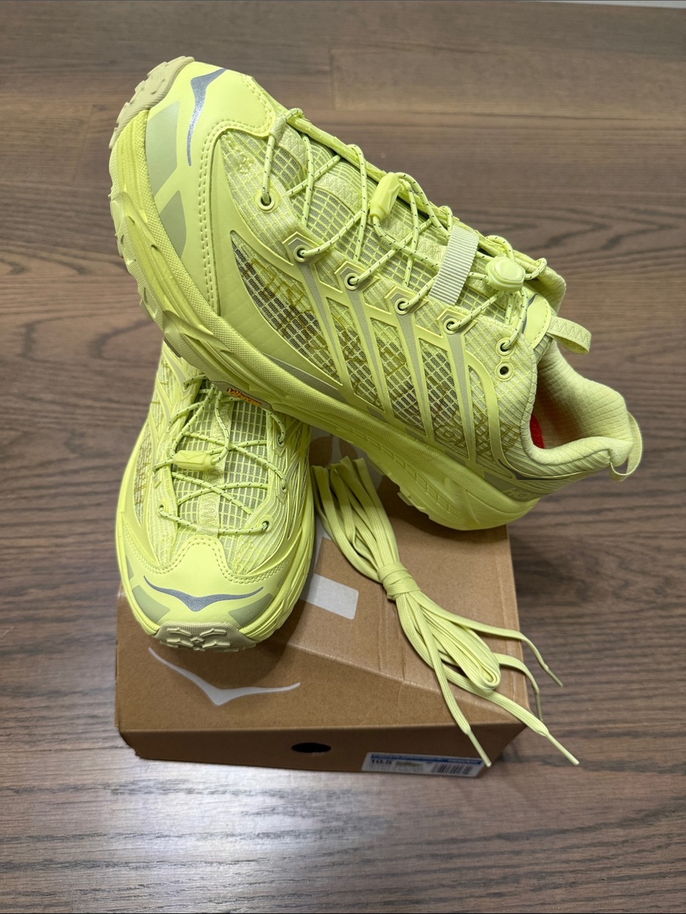 Men’s Hoka u Mafate three 2 grid green Sneakers 10.5